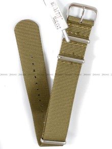 Pasek NATO nylonowy do zegarka - Fluco Field 919M-31-22 - 22 mm