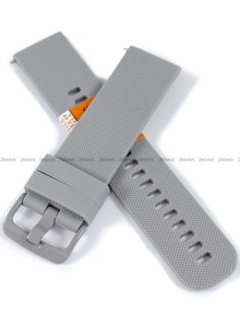 Pasek silikonowy Diloy do zegarka - SBR42.22.7 - 22 mm