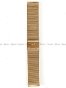 Pozłacana, siateczkowa (mesh) bransoleta do zegarka Timex PW2R49400, 20 mm, różowe złoto