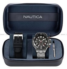 Zegarek Męski Nautica NST Chronograph NAPNSS124 - W zestawie dodatkowy pasek