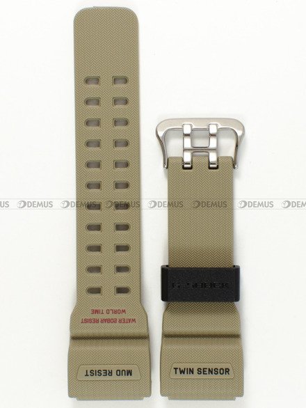 Pasek do zegarka z tworzywa Casio GG-1000-1A5, 22 mm, Zielony