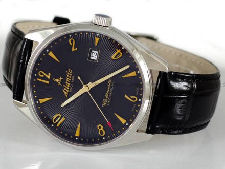 Zegarek Atlantic Worldmaster 51651.41.65G Męski, Nakręcany ręcznie, Wskazówkowy