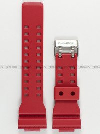 Pasek do zegarka z tworzywa Casio GA-100-GA-110-G-8900-Red, 16 mm, Czerwony