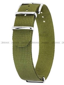 Pasek Nato nylonowy do zegarka - Hirsch Rush Recycle 40536040-2-22 - 22 mm - XL
