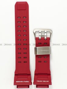 Pasek do zegarka z tworzywa Casio GW-9400RD-4, 20 mm, Czerwony