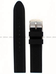 Pasek do zegarka z tworzywa Timex PW2P87200, 20 mm, Czarny