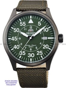 Pasek skórzano-nylonowy do zegarka Orient FER2A007F0, FUNG2004F0 - VDFCH0F - 22 mm