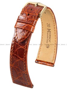 Pasek ze skóry krokodyla do zegarka - Hirsch Genuine Croco 01808170-1-13 - 13 mm