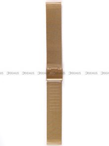 Pozłacana, siateczkowa (mesh) bransoleta do zegarka Chermond BR-RG2-18, 18 mm, różowe złoto
