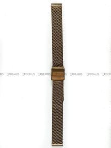 Pozłacana, siateczkowa (mesh) bransoleta do zegarka Chermond BR-RG3-12, 12 mm, różowe złoto