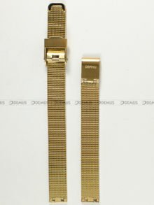 Pozłacana, siateczkowa (mesh) bransoleta do zegarka Obaku V146LGGMG, 10 mm, Złota