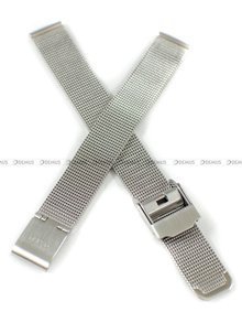 Siateczkowa (mesh) bransoleta do zegarka Obaku V209LXCIMC, 12 mm, Srebrna