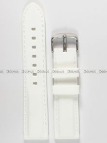 Silikonowy pasek do zegarka Chermond PG9.22.7.7, 22 mm, Biały