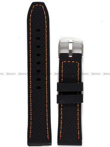Silikonowy pasek do zegarka Demus PGS6.20.1.12, 20 mm, Czarny