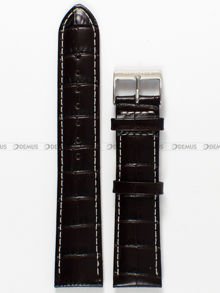 Skórzany pasek do zegarka Bisset PB31.20.2.7, 20 mm, Brązowy