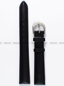 Skórzany pasek do zegarka Bisset PB91.14.1, 14 mm, Czarny