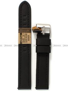 Skórzany pasek do zegarka Diloy 384EL.20.1, 20 mm, Czarny