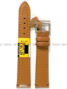 Skórzany pasek do zegarka Diloy 401.18.3, 18 mm, Brązowy
