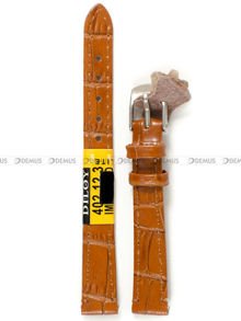 Skórzany pasek do zegarka Diloy 402.12.3, 12 mm, Brązowy
