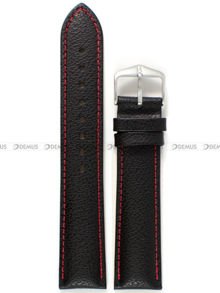 Skórzany pasek do zegarka Hirsch 04402051-2-20, 20 mm, Czarny