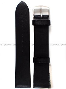 Skórzany pasek do zegarka Hirsch 14130250-2-22, 22 mm, Czarny