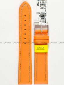 Skórzany pasek do zegarka Morellato A01U2195432086SB20, 20 mm, Pomarańczowy