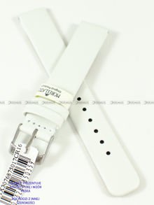Skórzany pasek do zegarka Morellato A01X3076875017CR26, 26 mm, Biały