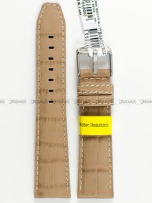 Skórzany pasek do zegarka Morellato A01X4497B44027CR22, 22 mm, Beżowy