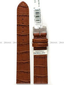 Skórzany pasek do zegarka Morellato A01X4934A95041CR20, 20 mm, Brązowy