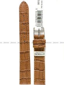 Skórzany pasek do zegarka Morellato A01X4934A95044CR16, 16 mm, Brązowy