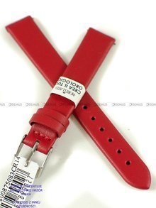 Skórzany pasek do zegarka Morellato A01X5200875083CR12, 12 mm, Czerwony