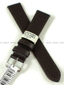 Skórzany pasek do zegarka Morellato A01X5202875032CR18, 18 mm, Brązowy