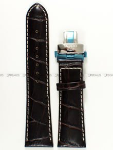 Skórzany pasek do zegarka Orient UDCYSSC, 24 mm, Brązowy
