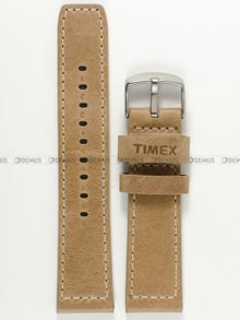 Skórzany pasek do zegarka Timex PW2P84200, 22 mm, Brązowy