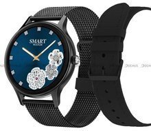 Smartwatch Pacific 18-3-Black-Black - bransoleta i pasek w zestawie