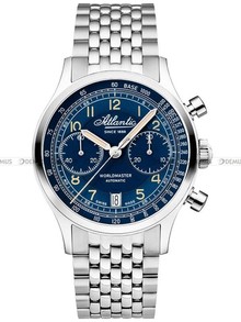 Zegarek Męski Automatyczny Atlantic Worldmaster Bicompax 52857.41.53