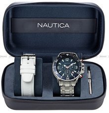 Zegarek Męski Nautica NST Chronograph NAPNSS123 - W zestawie dodatkowy pasek