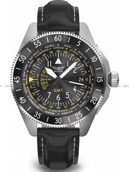 Aviator Airacobra GMT V.1.37.0.307.4 Zegarek Męski