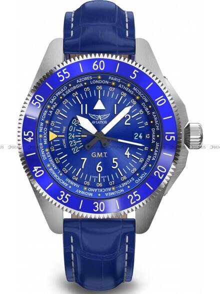 Aviator Airacobra GMT V.1.37.0.308.4 Zegarek Męski