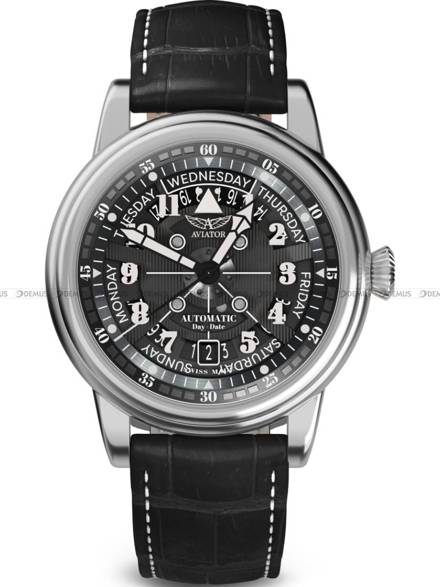 Aviator Douglas Day Date Meca 41 - V.3.36.0.284.4 Zegarek Męski