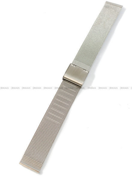 Bransoleta mesh do zegarka - BMS01.16.BZ-CSP - 16 mm - srebrna