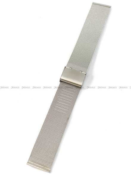 Bransoleta mesh do zegarka - BMS01.20.BZ-CSP - 20 mm - srebrna