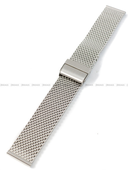 Bransoleta mesh do zegarka - Pacific MS-10-31-20MM - 20 mm - srebrna