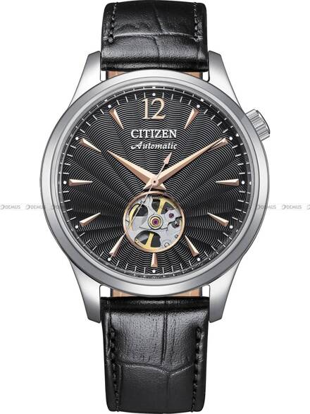 Citizen Mechanical Classic Open Heart NH9131-14E Zegarek Męski Automatyczny