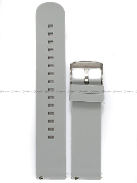 Pasek silikonowy do zegarka - LAVVU LS00A22 - 22 mm