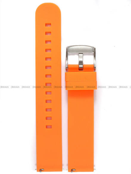 Pasek silikonowy do zegarka - LAVVU LS00O18 - 18 mm