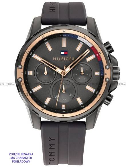 Pasek silikonowy do zegarka Tommy Hilfiger 1791792 - 21 mm