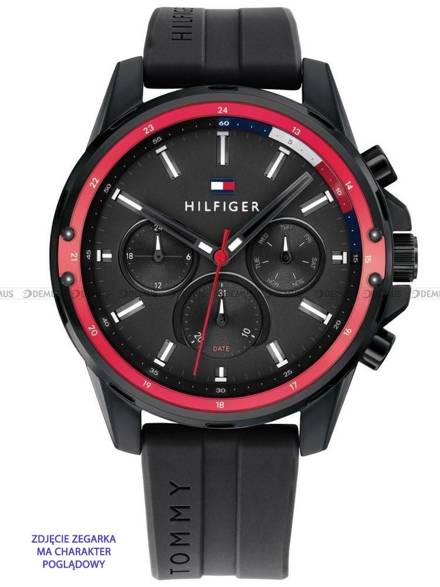 Pasek silikonowy do zegarka Tommy Hilfiger 1791793 - 21 mm