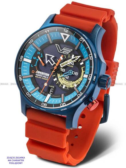 Pasek silikonowy do zegarka Vostok Europe Expedition VS57-595D736 - 24 mm