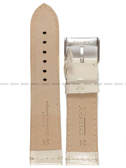 Pasek skórzany do zegarka - Diloy 363.24.7 - 24 mm